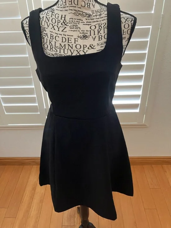 DAZY Solid A-Line Dress Without Tee, Casual Women Dress, BLACK, Size M - Picture 13 of 13